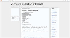 Desktop Screenshot of jenniferscollectionofrecipes.blogspot.com