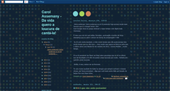 Desktop Screenshot of carolassemany.blogspot.com