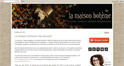 Desktop Screenshot of maisonboheme.blogspot.com