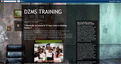 Desktop Screenshot of dzmstraining.blogspot.com