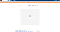 Desktop Screenshot of chelseafanmalaysia.blogspot.com