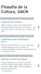 Mobile Screenshot of filosofiadelaculturauacm.blogspot.com