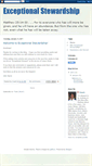 Mobile Screenshot of exceptionalstewardship.blogspot.com