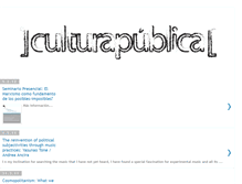 Tablet Screenshot of culturapublik.blogspot.com