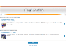 Tablet Screenshot of clickbank-gamers.blogspot.com