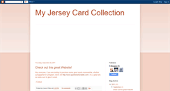 Desktop Screenshot of myjerseycards.blogspot.com