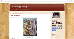 Desktop Screenshot of hungrything.blogspot.com