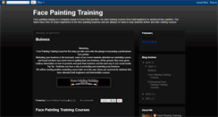 Desktop Screenshot of facepaintingtrainingessex.blogspot.com