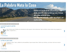 Tablet Screenshot of lapalabramatalacosa.blogspot.com