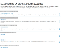 Tablet Screenshot of cienciacolfundadores.blogspot.com