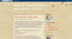 Desktop Screenshot of bater-amassar.blogspot.com