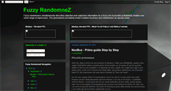 Desktop Screenshot of fuzzyrandomness.blogspot.com