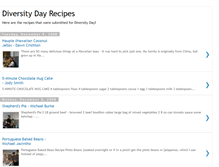 Tablet Screenshot of carlsondiversitydayrecipes.blogspot.com