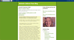 Desktop Screenshot of antonialiskovafanblog.blogspot.com