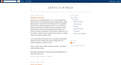 Desktop Screenshot of abdullsworld.blogspot.com