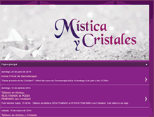 Tablet Screenshot of misticaycristales.blogspot.com