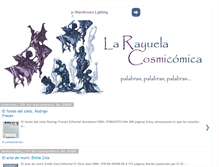 Tablet Screenshot of larayuelacosmicomica.blogspot.com