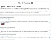 Tablet Screenshot of gameofinches.blogspot.com