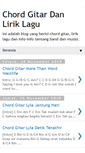 Mobile Screenshot of chordgitar-liriklagu.blogspot.com