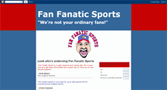 Desktop Screenshot of fanfanaticsports.blogspot.com