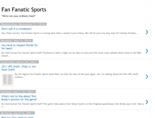 Tablet Screenshot of fanfanaticsports.blogspot.com