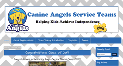 Desktop Screenshot of canine-angels.blogspot.com