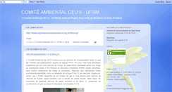 Desktop Screenshot of comiteambientalufsm.blogspot.com