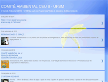 Tablet Screenshot of comiteambientalufsm.blogspot.com