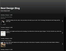 Tablet Screenshot of bestdesignblog.blogspot.com