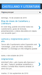 Mobile Screenshot of elcastellanoylaliteratura.blogspot.com