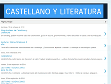 Tablet Screenshot of elcastellanoylaliteratura.blogspot.com