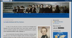 Desktop Screenshot of literaturaespanolaalternativa.blogspot.com