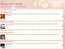 Tablet Screenshot of blogdekellycristina.blogspot.com