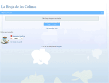 Tablet Screenshot of labrujadelascolinas.blogspot.com