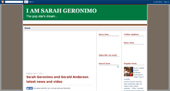 Desktop Screenshot of iamsarahgeronimo.blogspot.com