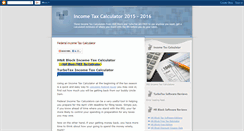 Desktop Screenshot of income-tax-calculator.blogspot.com