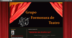 Desktop Screenshot of grupoformosuradeteatro.blogspot.com