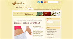 Desktop Screenshot of healthandwellness-center.blogspot.com