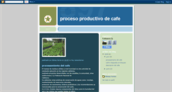 Desktop Screenshot of procesoproductivocafe.blogspot.com