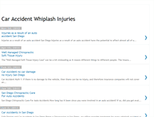 Tablet Screenshot of car-accident-whiplash-injuries.blogspot.com