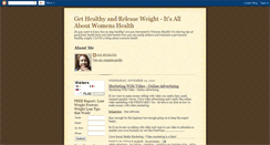 Desktop Screenshot of gethealthyreleaseweight.blogspot.com