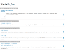 Tablet Screenshot of flor-stadistikflow.blogspot.com