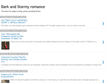 Tablet Screenshot of darkandstormyromanticsuspense.blogspot.com