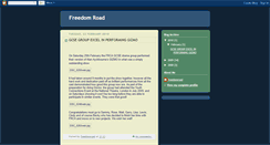Desktop Screenshot of freedomroadcreativearts.blogspot.com
