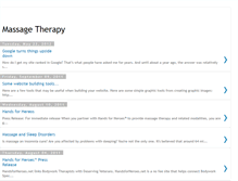 Tablet Screenshot of newmassagetherapywebsites.blogspot.com