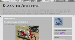 Desktop Screenshot of klassiekvervoer.blogspot.com