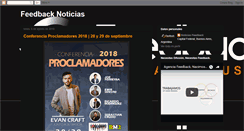 Desktop Screenshot of noticiasfeedback.blogspot.com