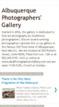 Mobile Screenshot of albuquerquephotographersgallery.blogspot.com