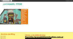 Desktop Screenshot of lacasadeltitereacc.blogspot.com