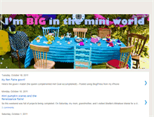 Tablet Screenshot of biginminiworld.blogspot.com